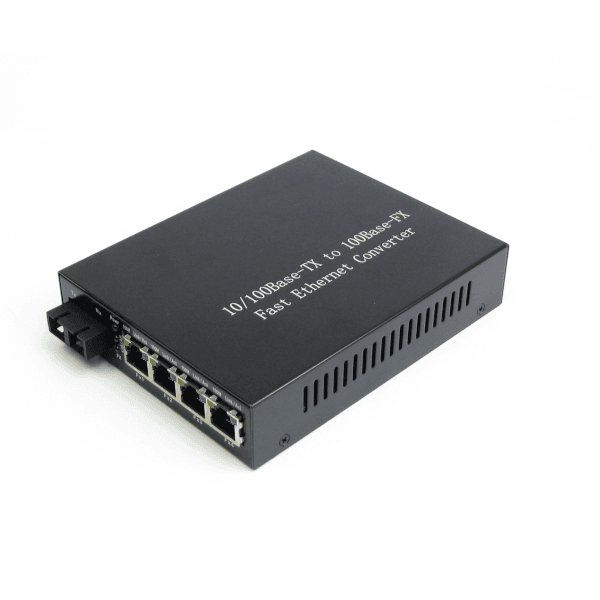 10/100Base dual fiber 4 ports